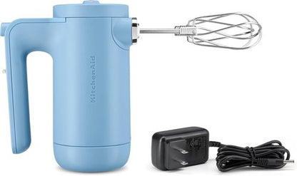 KitchenAid Hand Mixer - Cordless 7 Speed for Effortless Mixing | Blue Velvet Finish