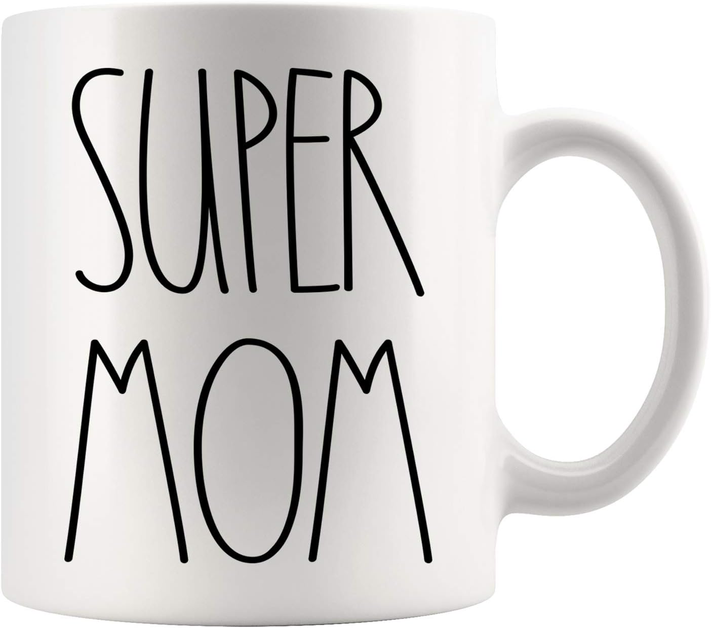 Skiennix Super Mom Coffee Mug | Perfect Gift for Mother's Day & Birthdays - 11oz Ceramic Cup