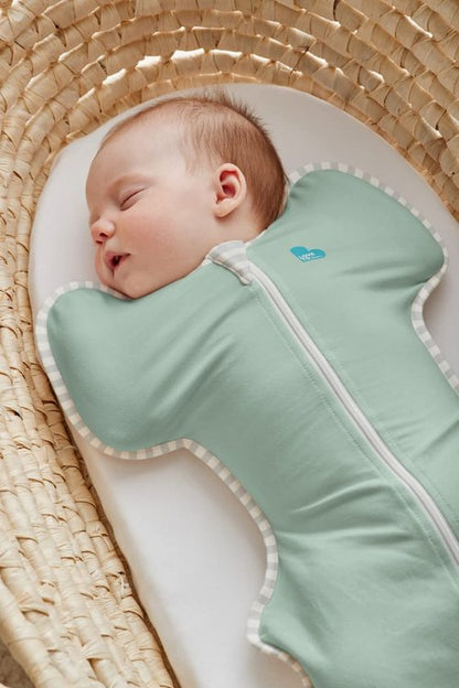 Love To Dream Swaddle - Baby Sleep Sack for Newborns | Self-Soothing Design, Lite 0.2 Tog, Olive, 5-8.5 lbs