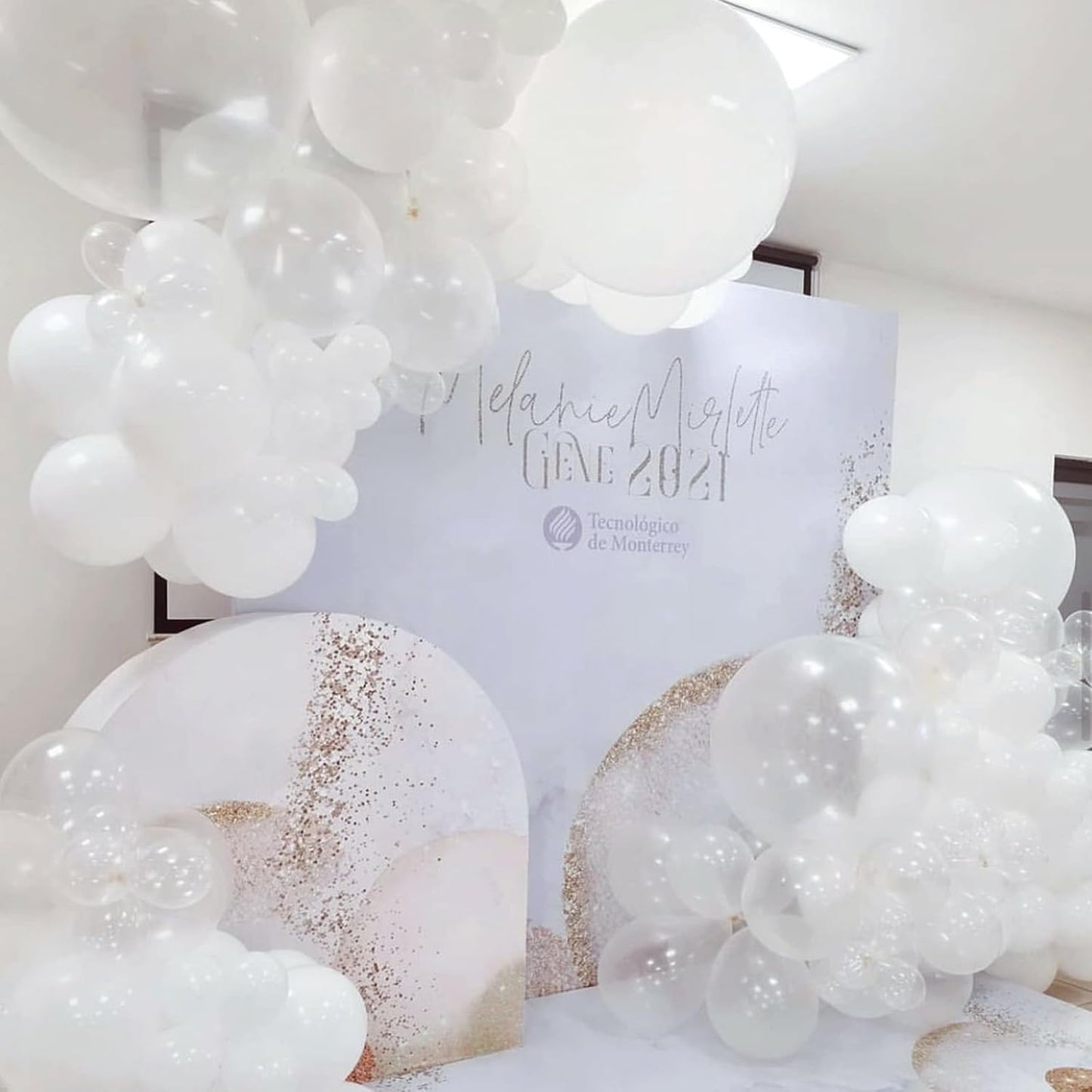 RUBFAC Clear Balloons - 129pcs in Various Sizes (5-18 Inches) for Birthday, Baby Shower & Wedding Decor