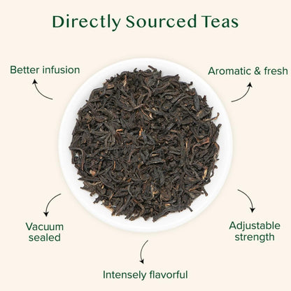 VAHDAM Original English Breakfast Tea - Strong & Aromatic Loose Leaf | Non-GMO, Gluten-Free | 340g/12oz - 170+ Cups