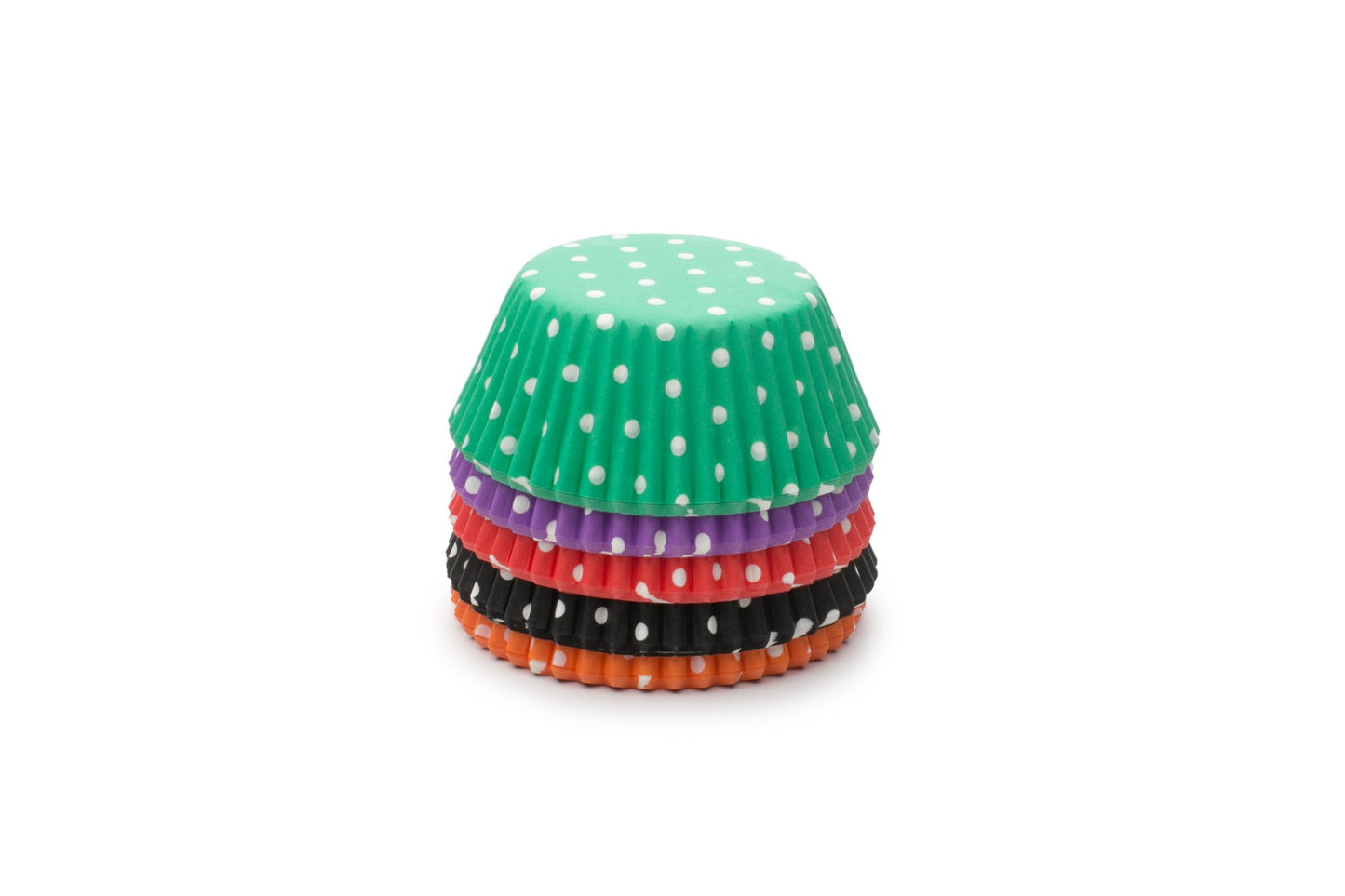 Fox Run Polka Dot Bake Cup Set, 3.75 x 3.75 x 1.25 inches, Multicolored,8115,300