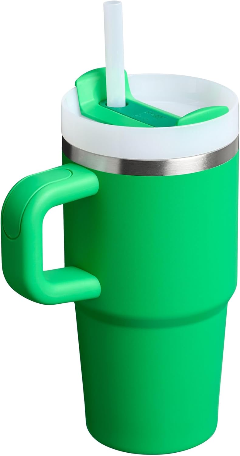 STANLEY Quencher H2.0 Tumbler - 20 oz Insulated Stainless Steel with Handle & Straw | BPA-Free | Meadow Color