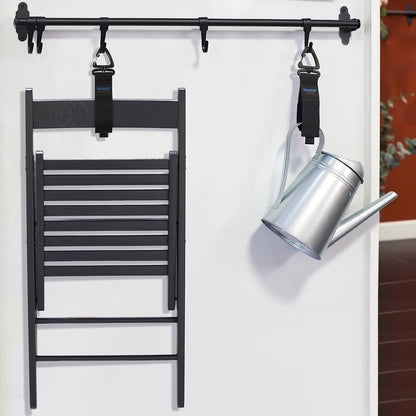 Trilancer Heavy Duty Storage Straps - 10-Pack Hook-and-Loop Cord Organizers for Home & Garage