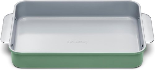 Caraway Non-Stick Ceramic 9”x13” Rectangle Pan - Non-Toxic, PTFE & PFOA Free - Ideal for Brownies & Lasagnas - Sage