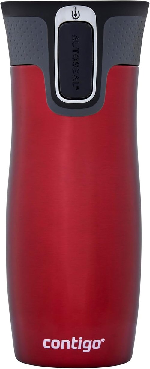 Contigo West Loop Travel Mug - Stainless Steel Vacuum Flask | Leakproof & BPA-Free Easy-Clean Lid