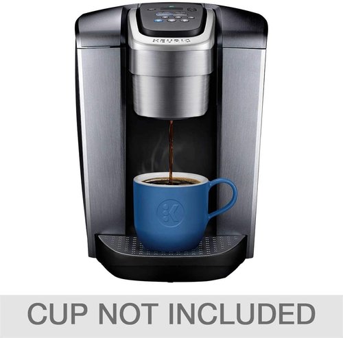 Keurig K-Elite C Single Serve Coffee Maker - Brushed Silver with Water Filter & My K-Cup, 15 Cups