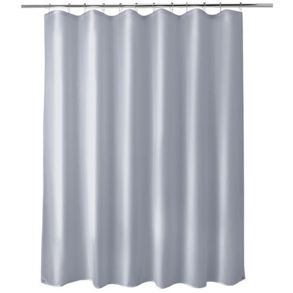 Titanker Fabric Shower Curtain Liner, Gray Shower Curtain Liner with 2 Magnets, 70 x 72 Inches, Cloth Shower Liner Waterproof Polyester, 85GSM, Easy Installation, Machine Washable, Blue Gray