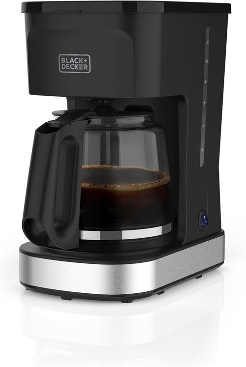 BLACK+DECKER 12-Cup Coffee Maker - One-Switch Drip Design with Vortex Showerhead & Keep Warm Function
