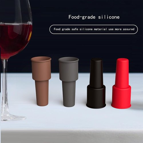 8 Pcs Silicone Seal Stopper for Wine Bottles，Reusable Champagne Wine Bottle Stopper，Wines Plug for Keeping Wines Champagne Fresh Home Use