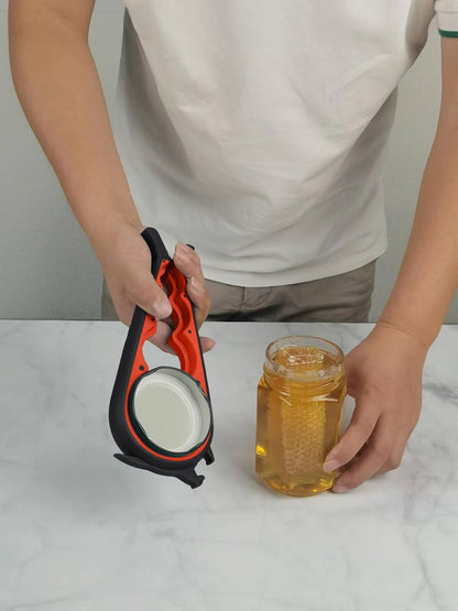 Skiennix 5-in-1 Jar Opener - Rubber Gripper Pad for Seniors with Arthritis | Easy to Use