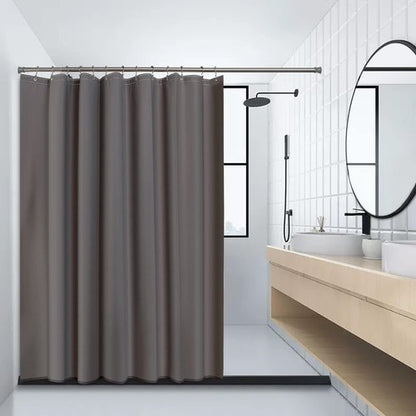 Shower Curtain Hooks Rings, Double Sided Shower Hooks Rust Proof for Bathroom Shower Rods Curtain, Durable Stainless Steel Bathroom Shower Curtain Hangers, Silver, Set of 12