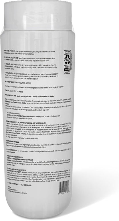 Profeliz Non-Chlorine Shock for Hot Tub & Spa - Chlorine-Free Oxidizer, 4 Pack, 11 lb