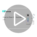 Honovos 17L Large Room Humidifier White with App & Remote - Cool Mist, Night Light