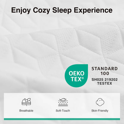 Novilla 8 Inch Queen Memory Foam Mattress - Breathable Comfort & High-Density Support Foam for Pressure Relief