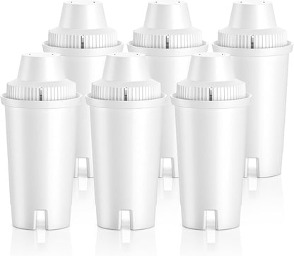 Brita® Water Filter Replacement - 6 Pack for Classic OB03 & Mavea® 107007 | BPA-Free & NSF Certified