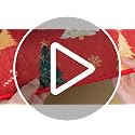 Christmas Bathroom Rug Set 3-Piece Non-Slip Mat with Holiday Design