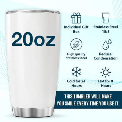 CUBICER Stainless Steel 20 Oz Tumbler - Best Nurse Ever Design | Perfect Gift for Healthcare Professionals