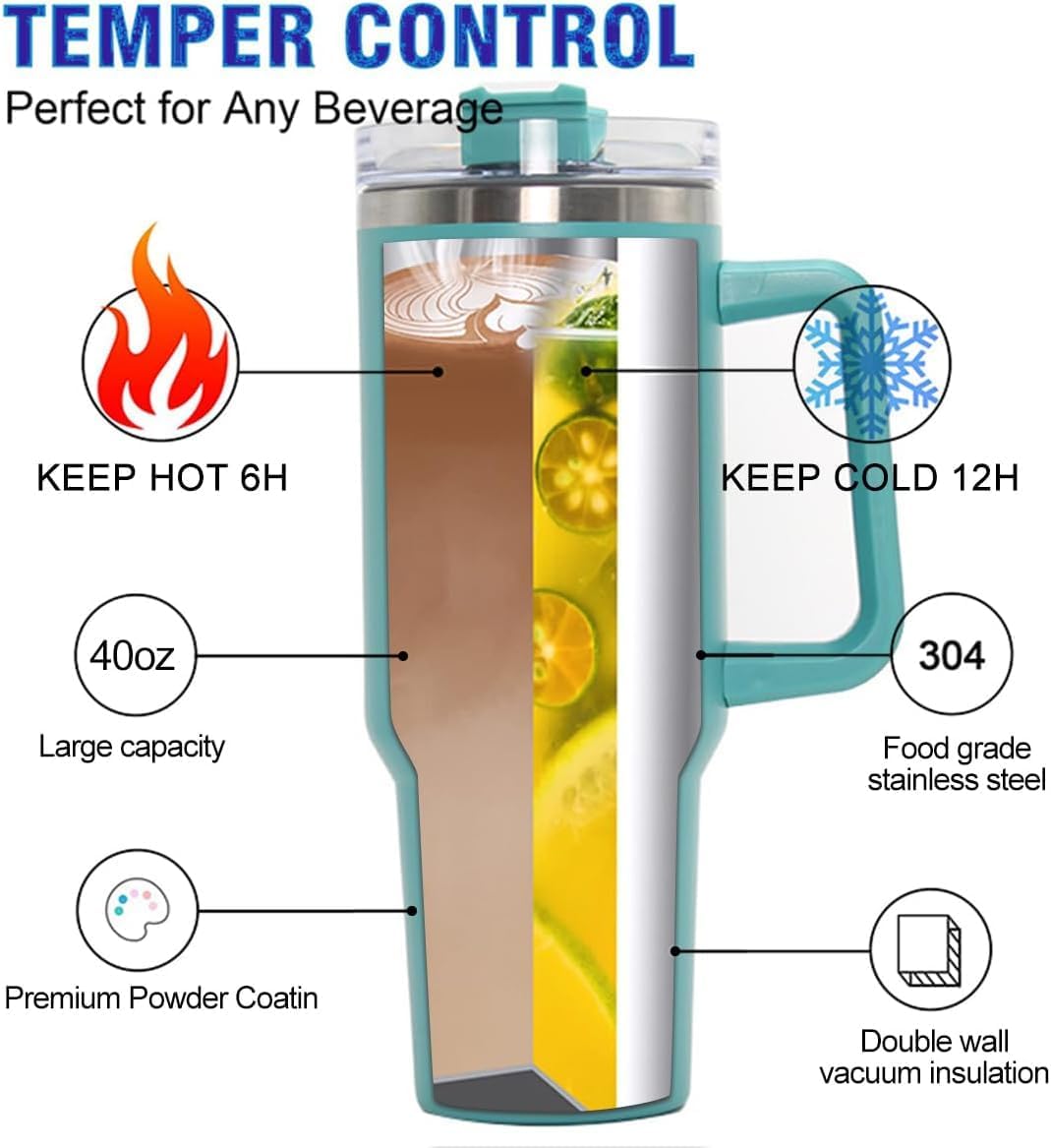 Personalized PA 40oz Tumbler - Stainless Steel with Handle | Perfect Physician Assistant Gift
