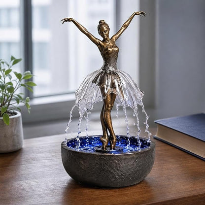 Ballerina Tabletop Water Fountain with USB Style-b+ Water Pump