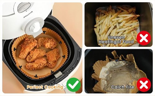 Air Fryer Magnets - 100% BPA Free Silicone, Waterproof & Rust-Proof | 8-Piece Set for Safe Food Covering