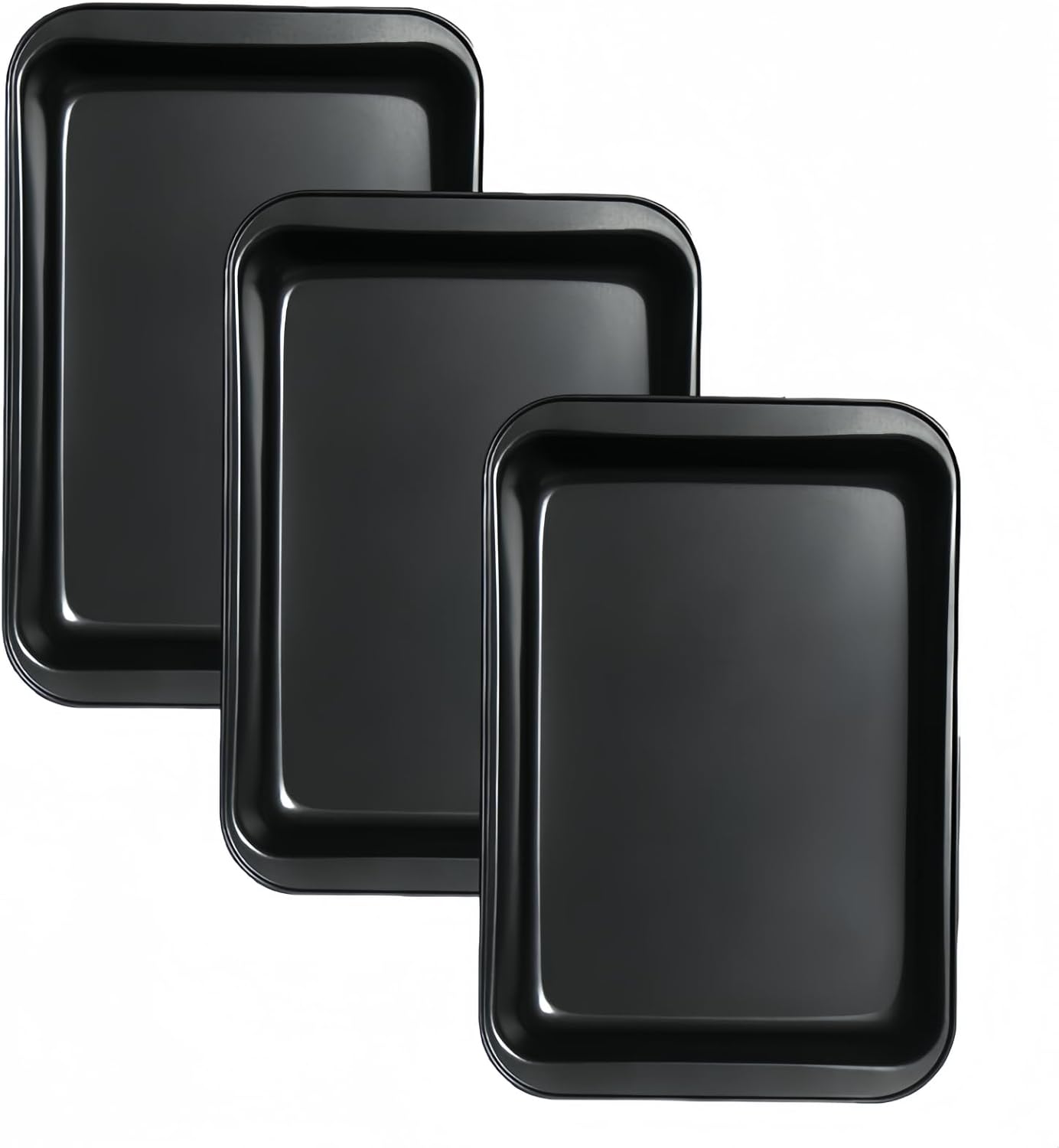 Regine Switzerland Non-Stick Baking Pan Set - 3 Rectangular Cake Pans, 9 x 13 Inch, BPA Free Bakeware