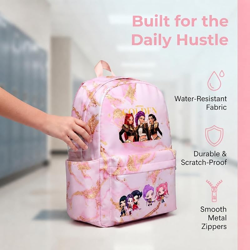 3 in 1 Cartoon Pattern Large-Capacity Backpack Set for Kids