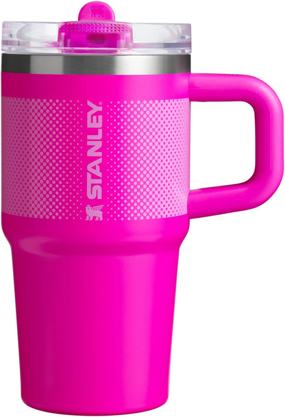 STANLEY Quencher ProTour 20 oz Tumbler - Leakproof Lid, Built-In Straw & Handle | BPA-Free Vivid Violet Fade