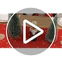 Christmas Table Runner Red Burlap Nutcracker Stars 13x36 Inch Seasonal Decor
