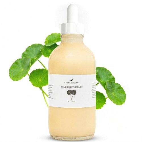 8 Sheep True Belly Serum - Pregnancy-Safe Skin Care Oil with Hyaluronic Acid & Centella Asiatica | 4 FL OZ