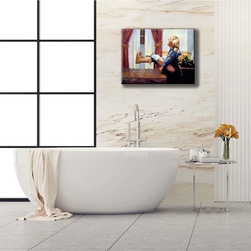 Funny Movie Poster Canvas Print - Dumb and Dumber Bathroom Art | Harry on The Toilet Decor