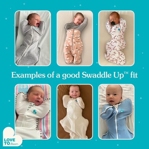 Love to Dream Swaddle UP Stage 1, Cotton 1.0 TOG