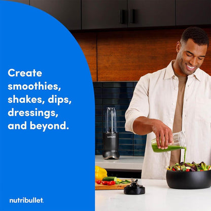 NutriBullet NB50500 Ultra Personal Blender - Compact Gray Design for Smoothies & Shakes