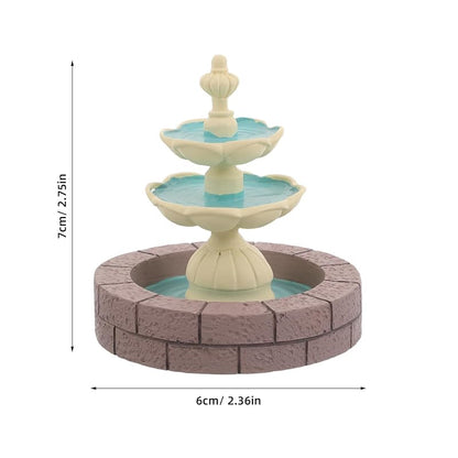 Resin Tabletop Waterfall Fountain - Relaxing Desk Decor Ornament