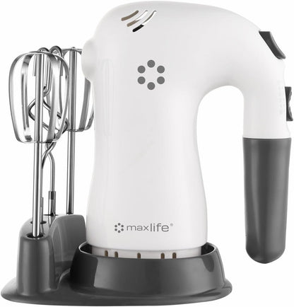 Regine Switzerland 5-Speed Electric Hand Mixer - Powerful Performance With Beater Stand, White