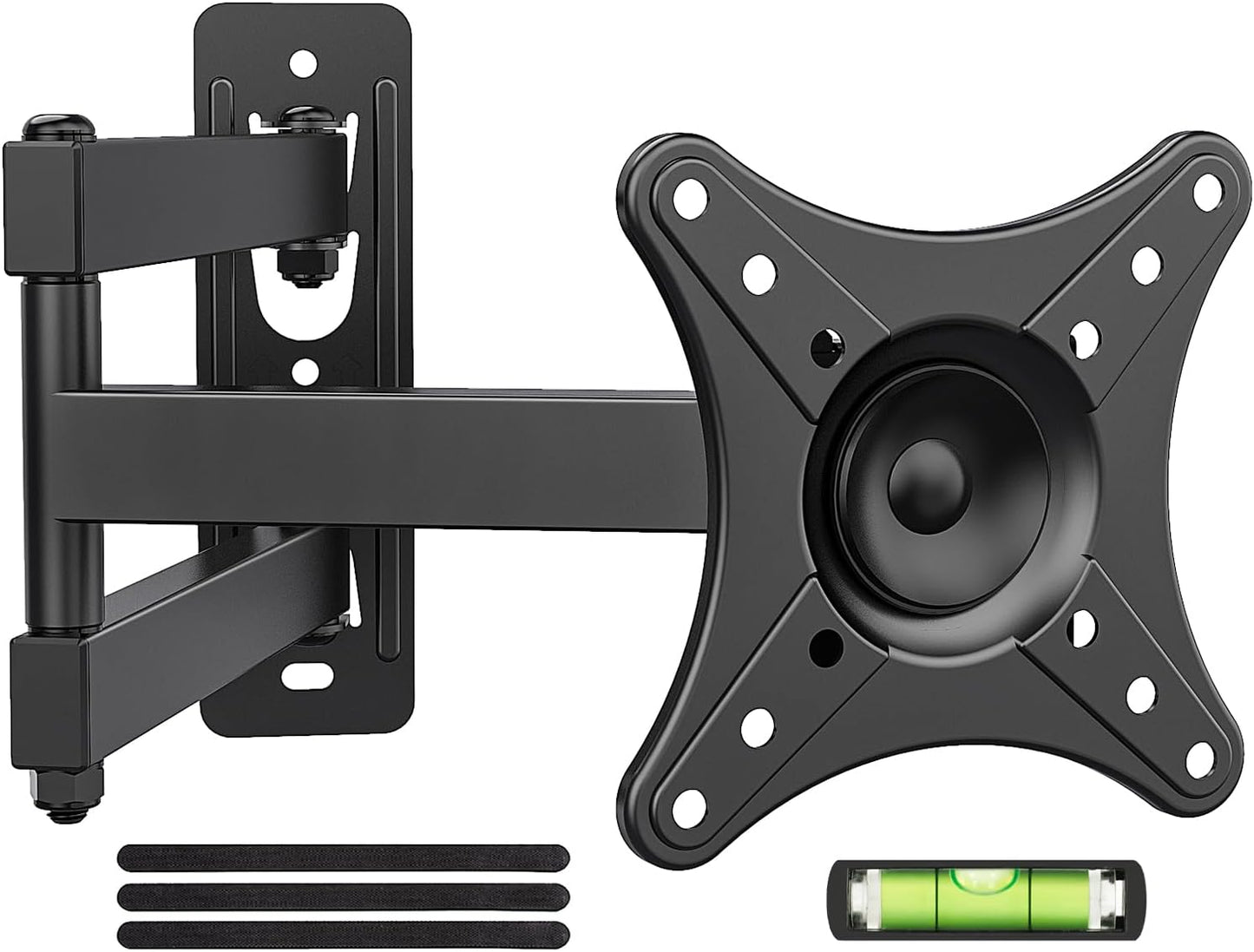 USX MOUNT Full Motion TV Wall Mount - Universal Corner Bracket for 13-32 Inch TVs | Swivel & Tilt, VESA 100x100mm, Up to 33LBS