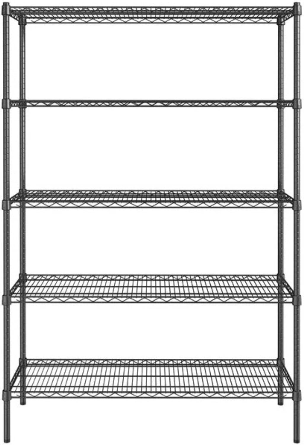 Regine Switzerland 5-Tier Metal Garage Storage Shelving Unit - Adjustable & Freestanding (36 in. W x 72 in. H x 14 in. D)