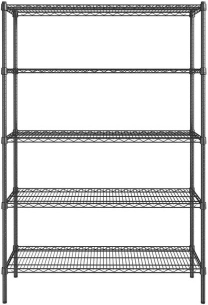 Regine Switzerland 5-Tier Metal Garage Storage Shelving Unit - Adjustable & Freestanding (36 in. W x 72 in. H x 14 in. D)