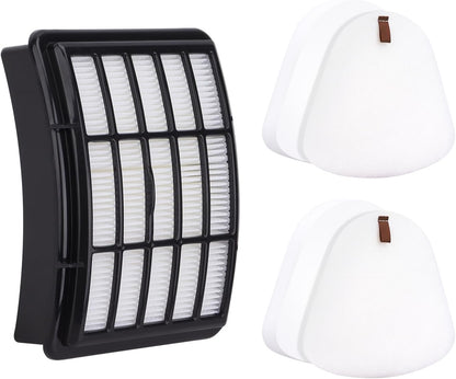 Shark Navigator Vacuum Filter Replacement - Compatible with NV350, NV351, NV352, NV355, NV356E, NV360 | 1+2 Pack