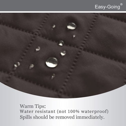 Easy-Going Recliner Chair Slipcover Reversible Sofa Cover Water Resistant Couch Cover Furniture Protector with Elastic Straps for Pets Dog (Recliner 22 inch, Chocolate/Chocolate)