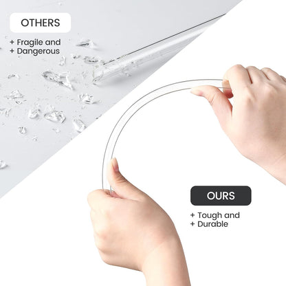 Stanley Replacement Straws - 8 Pack Clear Reusable Plastic Straws with Brushes | Dishwasher Safe, BPA Free