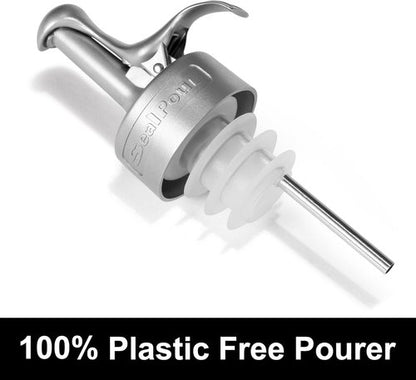 Liquor Pour Spouts, Liquor Bottle Pourer Spouts, Alcohol Pour Spouts,Bar Pour Spouts,Suitable for Alcohol, Beverage, Vinegar, Wine for Bar Accessories-2Pcs