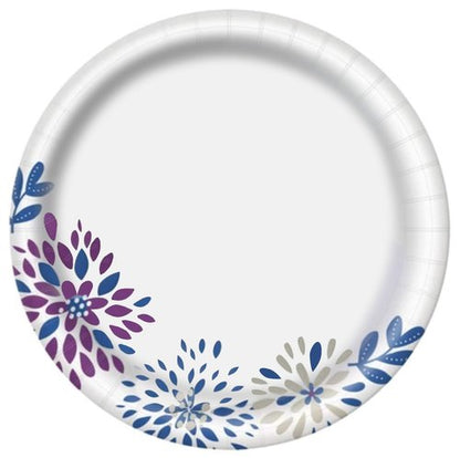 Dixie Everyday Paper Plate Bundle - Large and Small Dinner (54 ct) and Dessert (58 ct) Plates