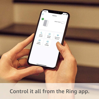 Ring Chime Pro - Smart Doorbell Chime with Adjustable Volume | Sleek Design for Home Security