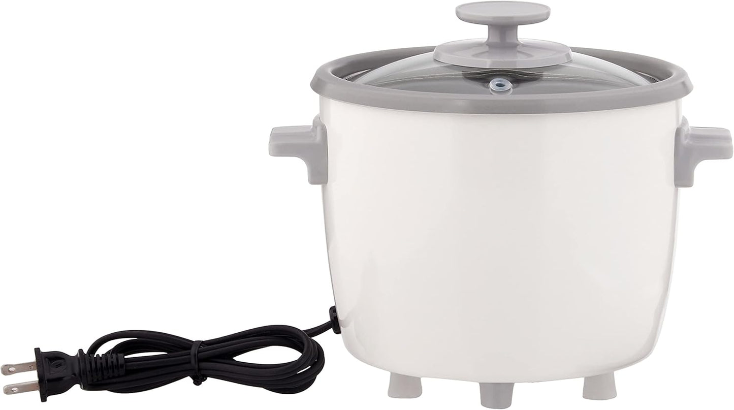 Zojirushi 3-Cup Rice Cooker & Steamer - Perfectly Cooked Rice Every Time | White Finish