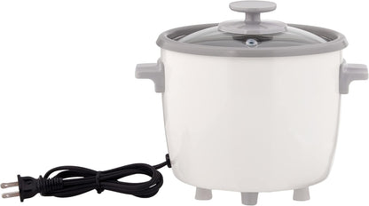 Zojirushi 3-Cup Rice Cooker & Steamer - Perfectly Cooked Rice Every Time | White Finish