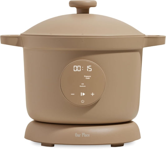 Our Place Dream Cooker - 6 Qt Ceramic Nonstick Multicooker with Touchscreen Controls & Auto Steam Release | 4 Cooking Modes