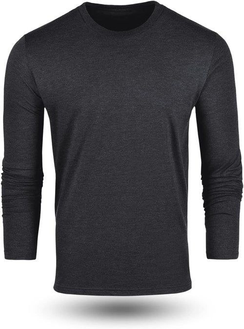 Fresh Clean Threads Men's Long Sleeve T-Shirt - Soft, Pre-Shrunk Cotton Blend | Classic Fit Tee