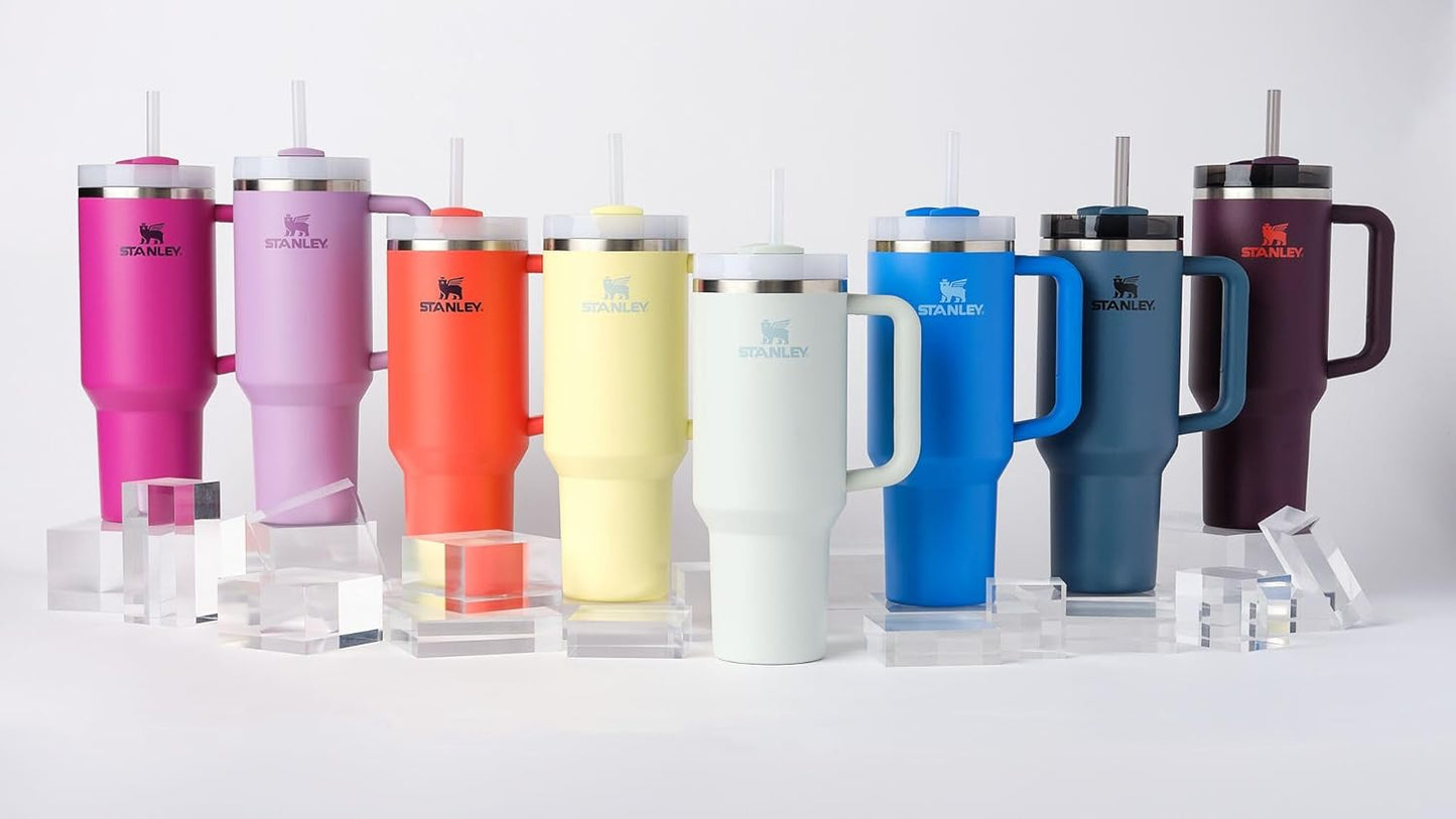 STANLEY Quencher H2.0 FlowState Stainless Steel Tumbler - 40 oz | Insulated & Durable Design