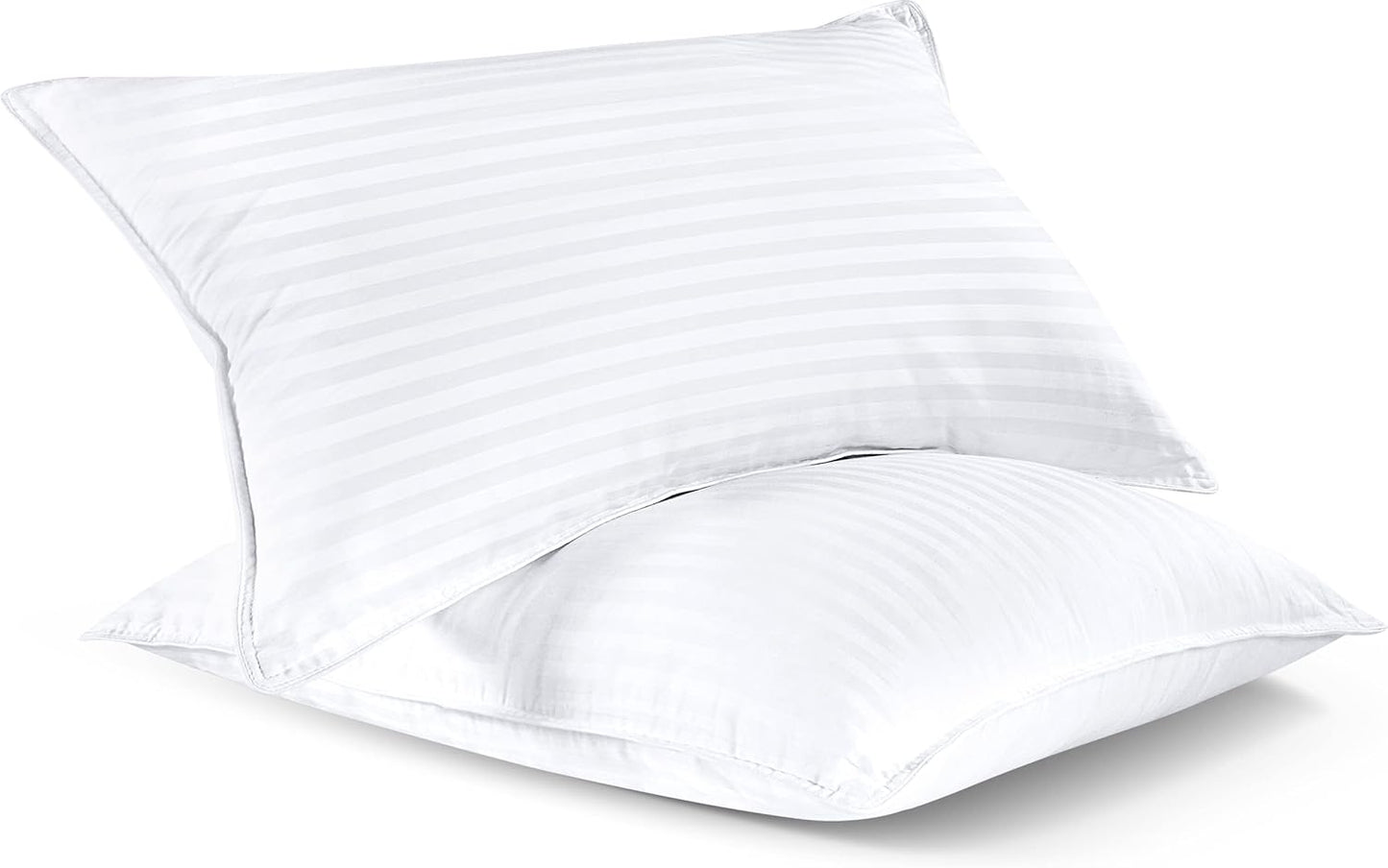 Utopia Bedding Bed Pillows - Cooling Down Alternative Set of 2 | Standard Size for All Sleep Positions